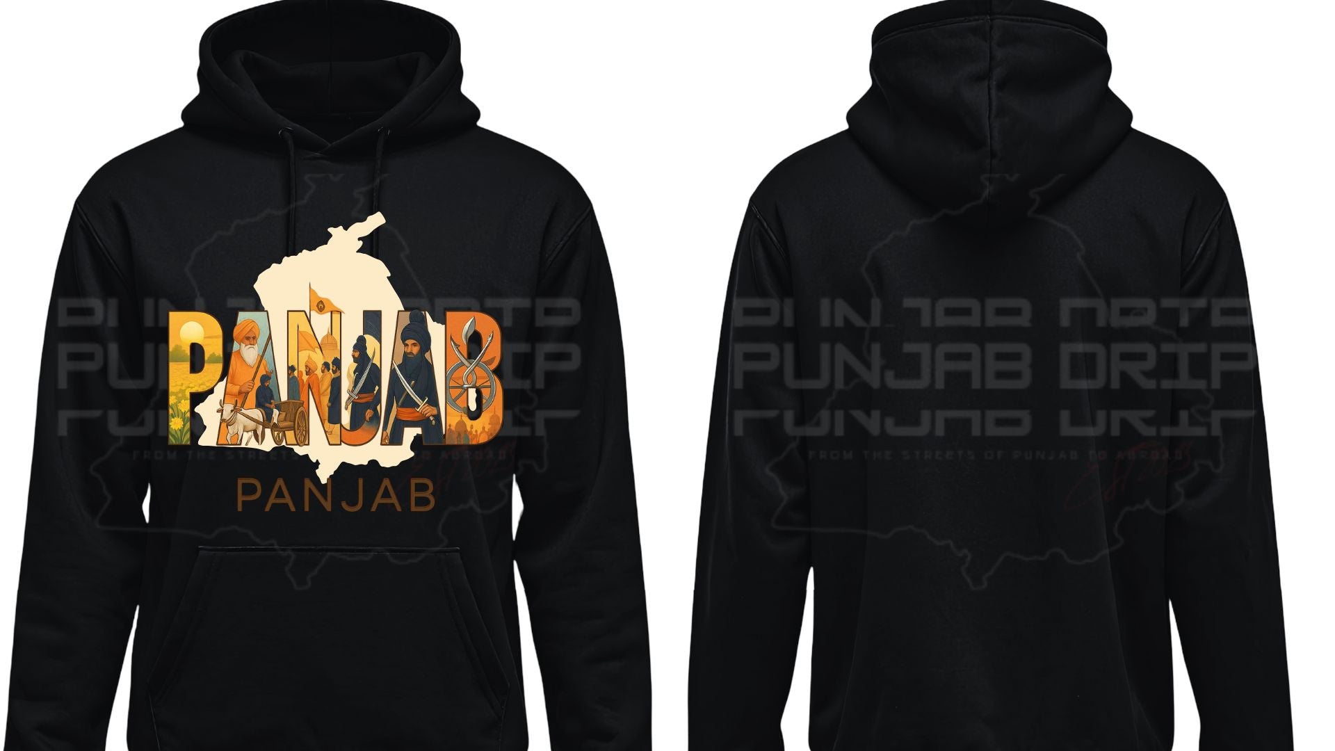 Panjab Traditional Hoodie