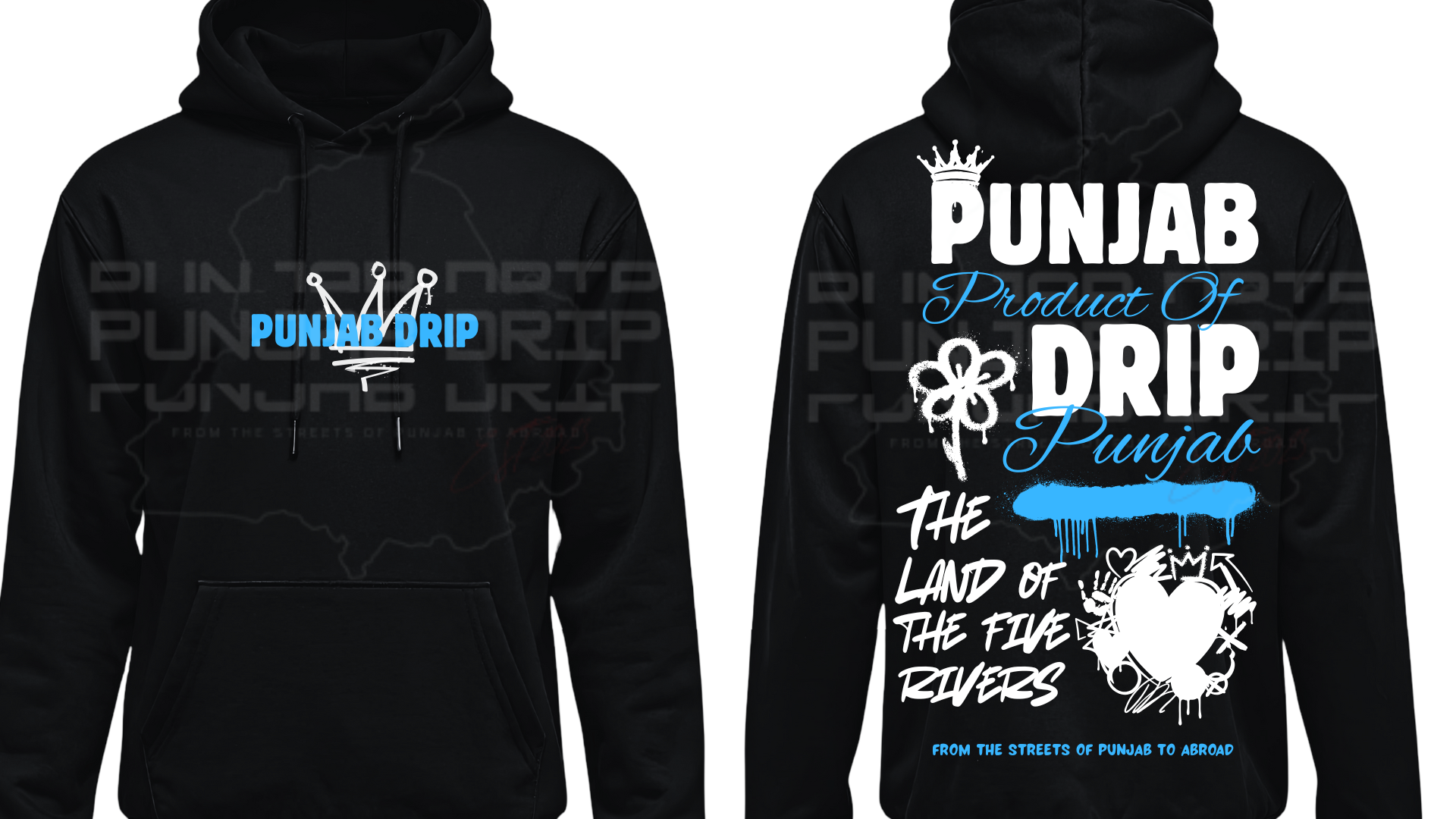 Punjabi Drip Blue