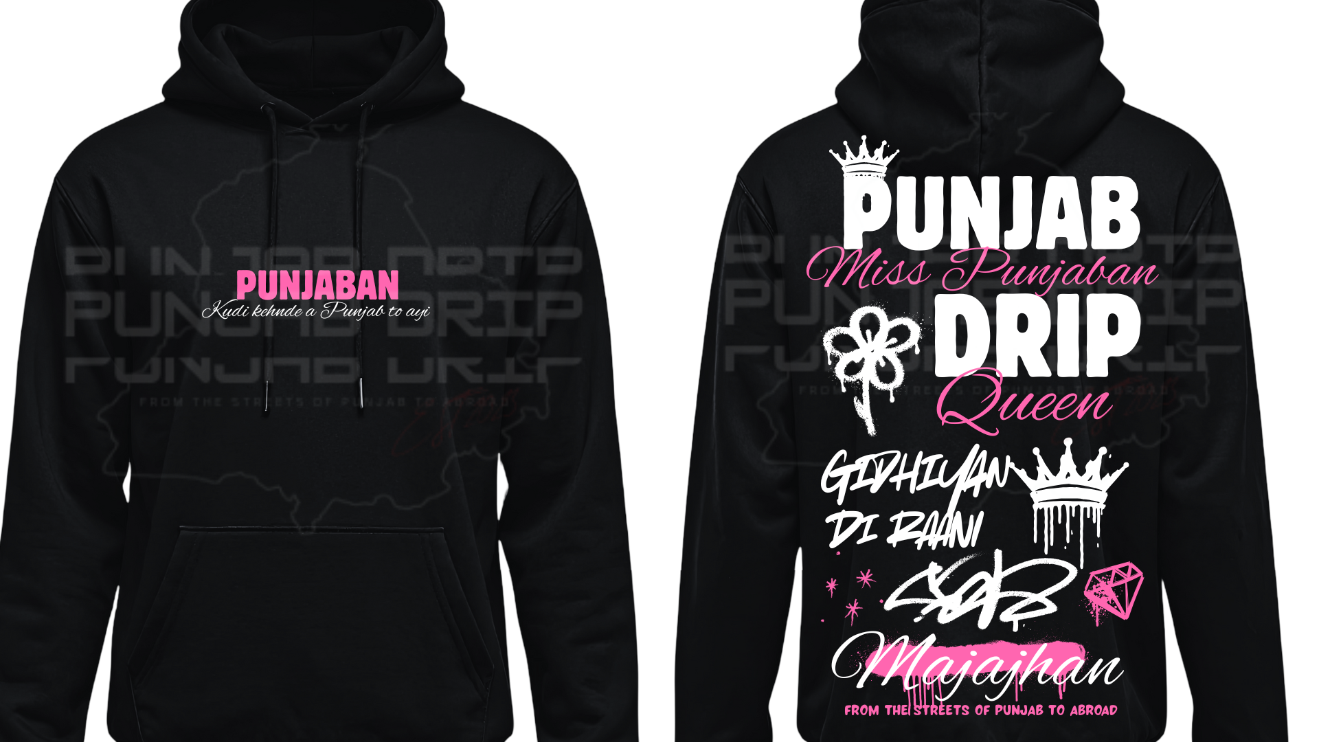 Punjaban Drip Pink
